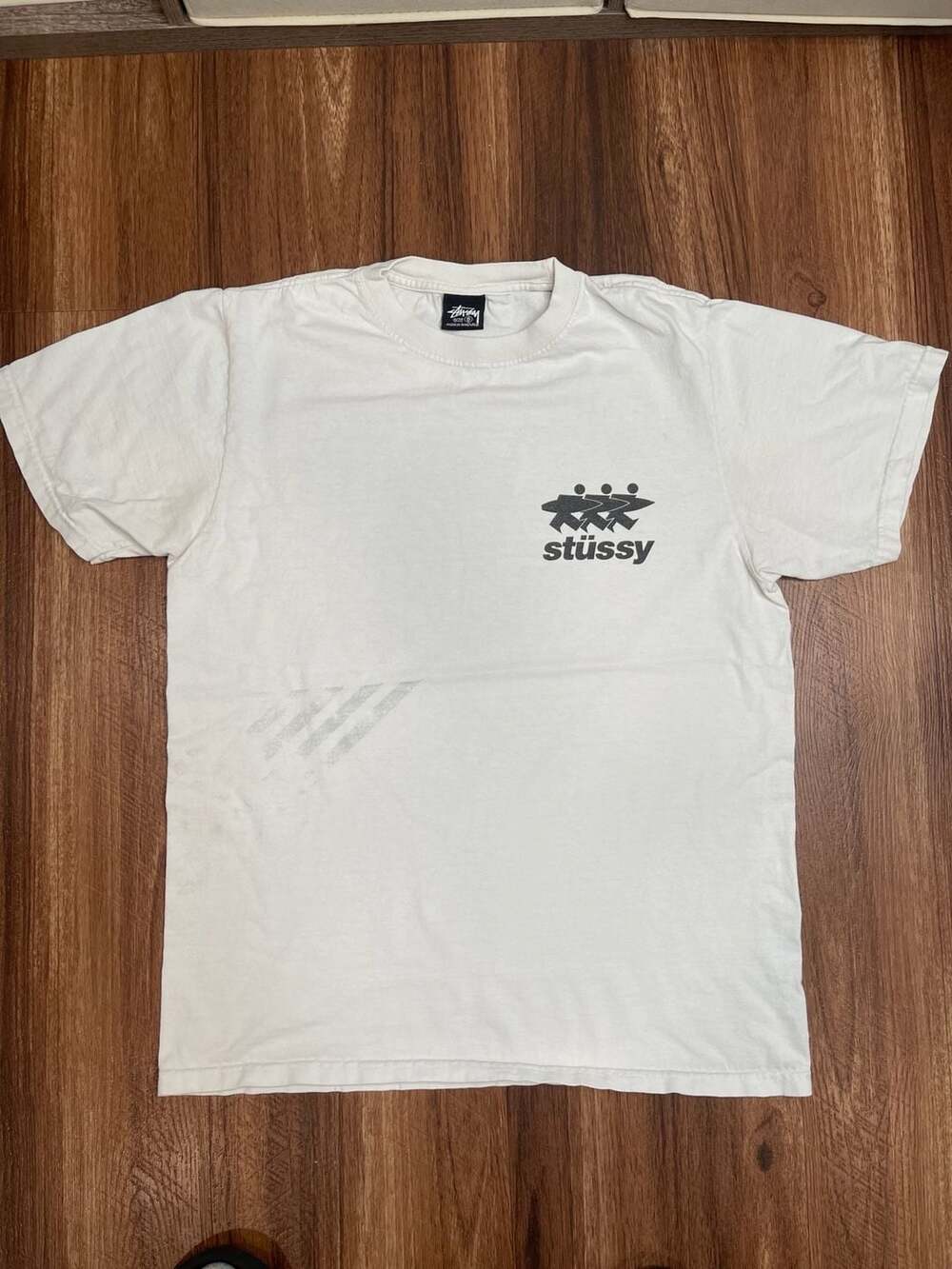 Stussy Surfwalk Pigment Dyed Tee - Natural